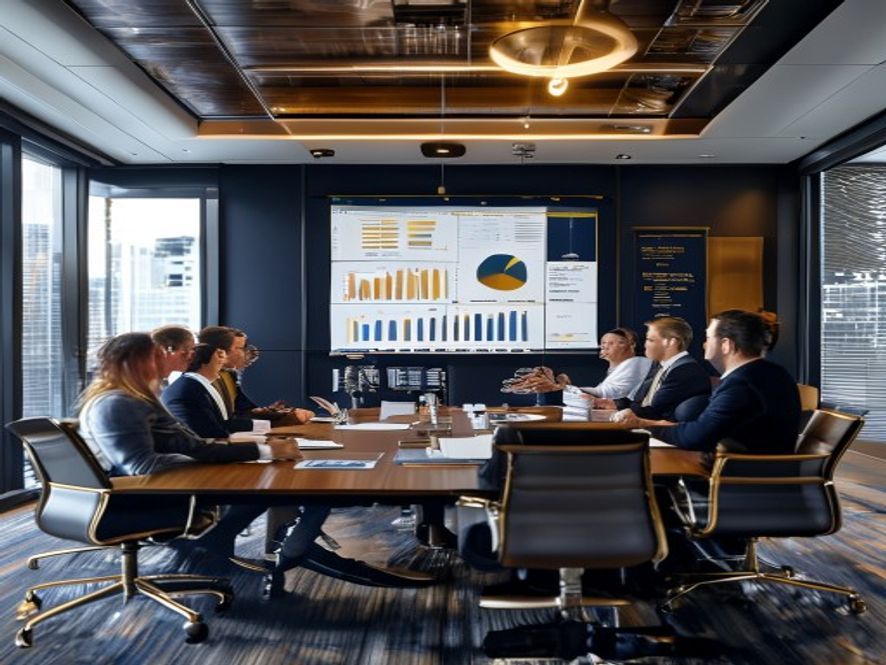 Executive strategy review session