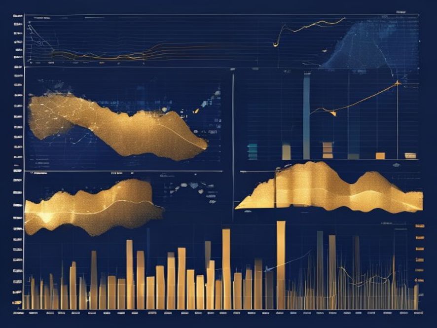 Business analytics dashboard visualization
